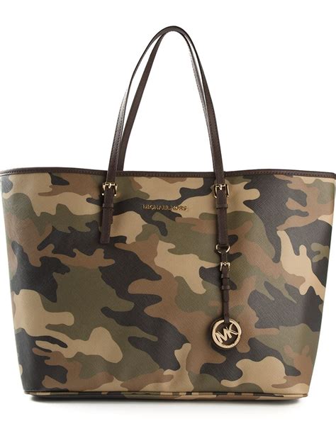 green camo michael kors|Michael Kors camouflage bag.